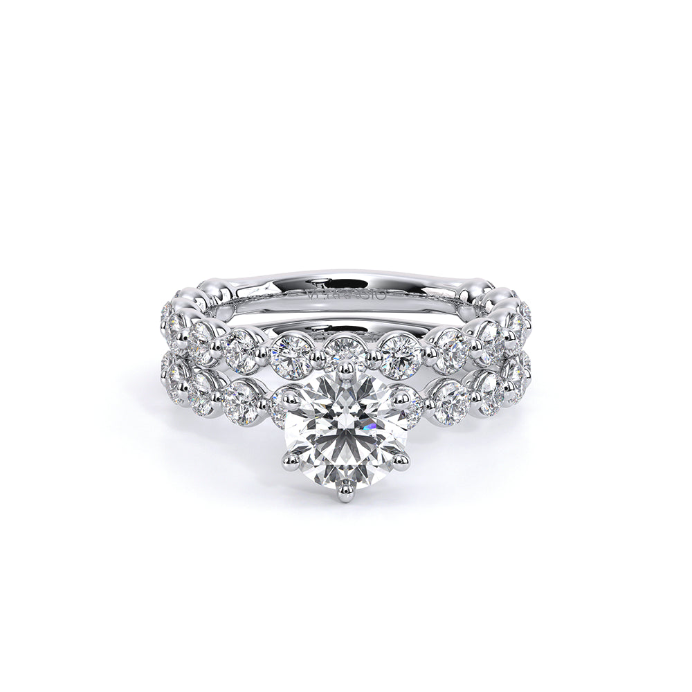 Renaissance-989R25-14K White Gold Round