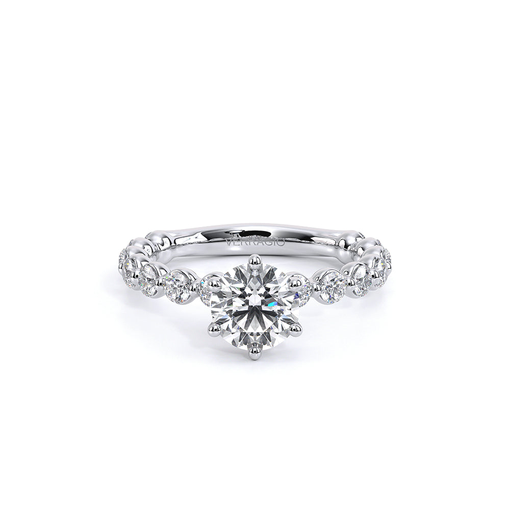 Renaissance-989R25-18K White Gold Round