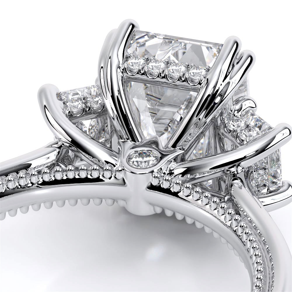 Renaissance-993EM-S-18K White Gold Emerald