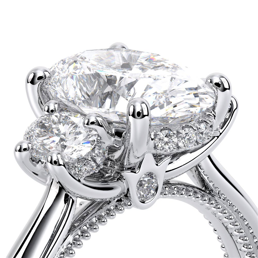 Renaissance-993OV-S-18K White Gold Oval