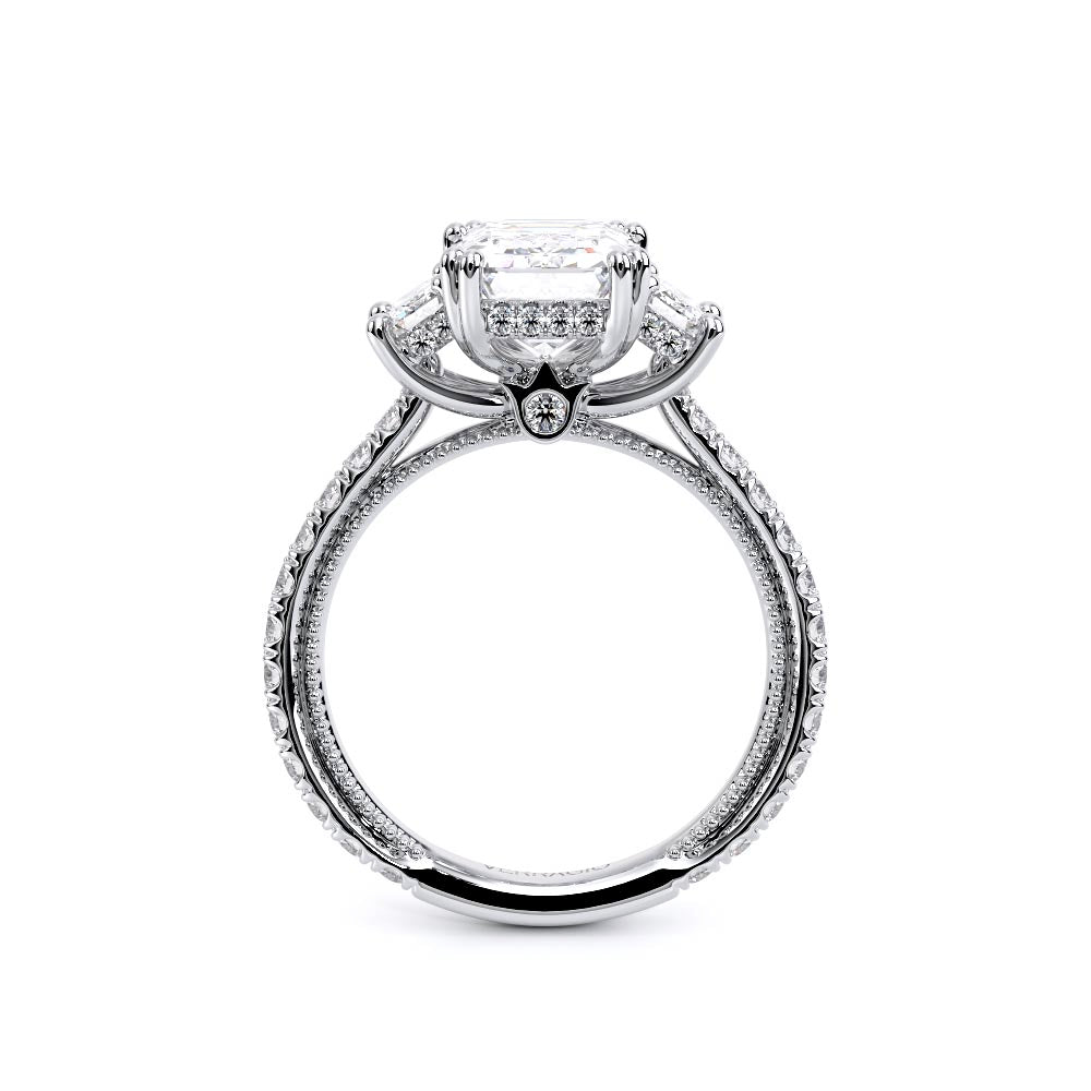 Renaissance-993EM17-14K White Gold Emerald