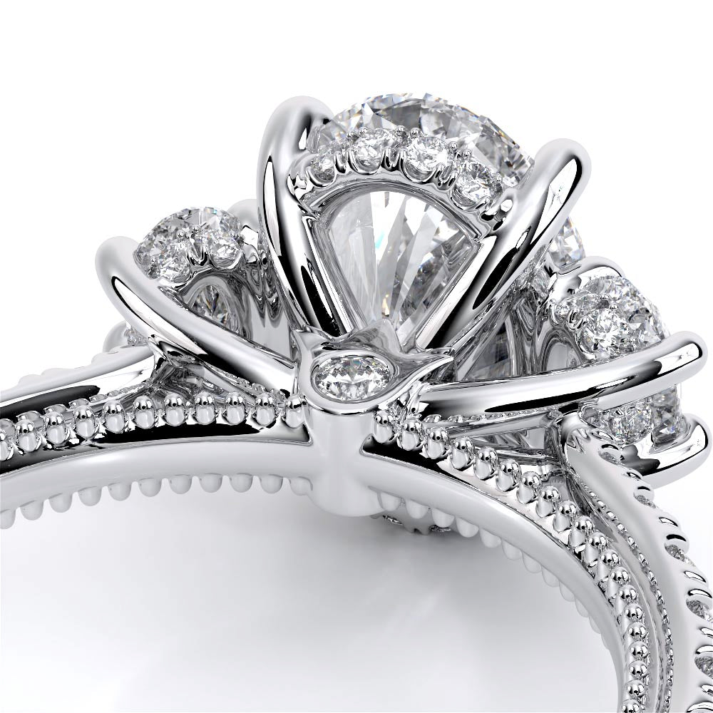 Renaissance-993OV17-18K White Gold Oval