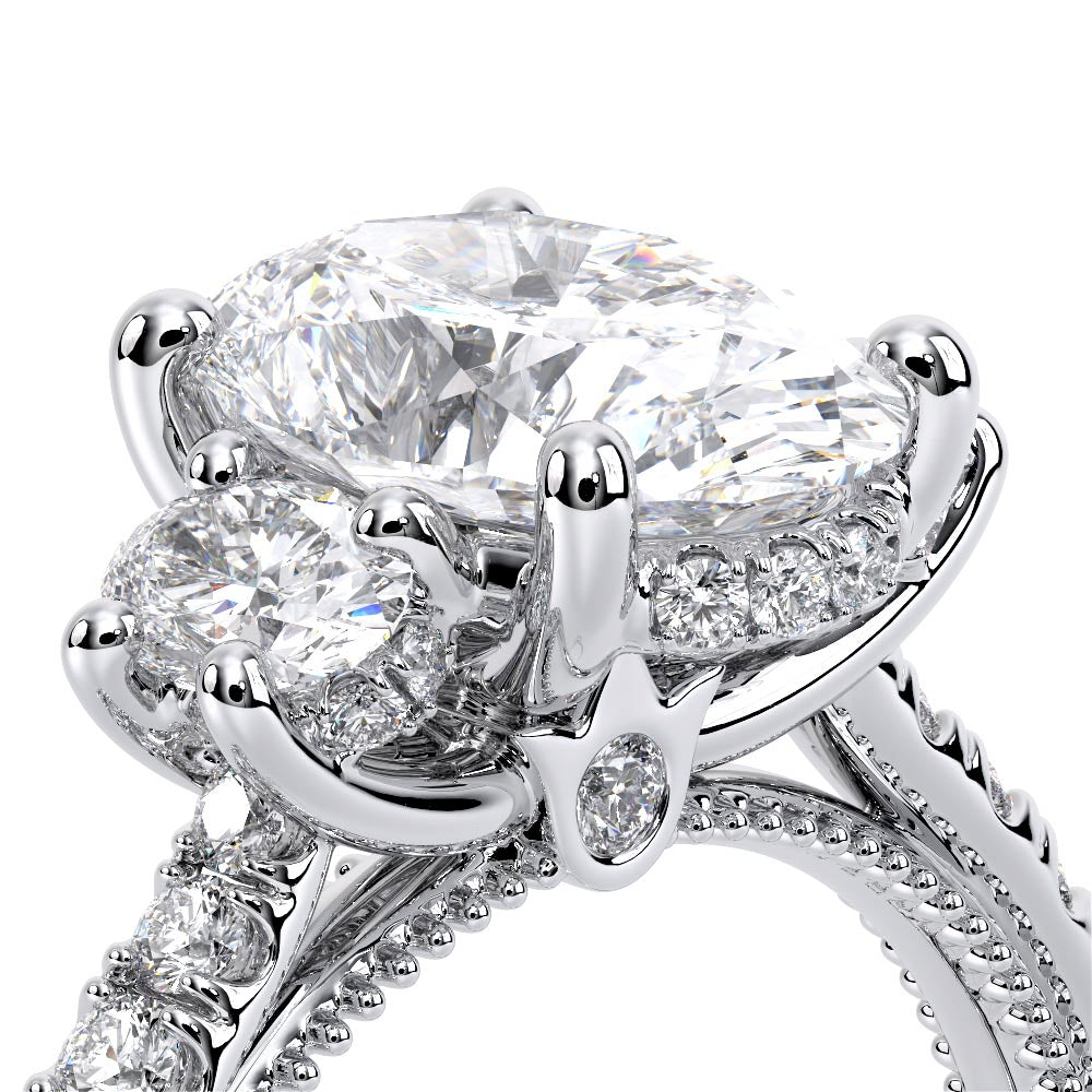 Renaissance-993OV17-14K White Gold Oval