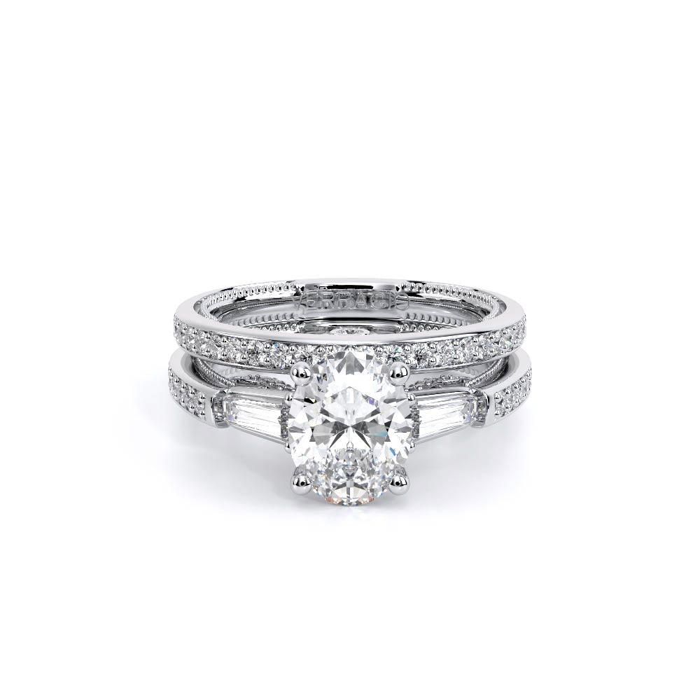 Insignia-7110OV-18K White Gold Oval