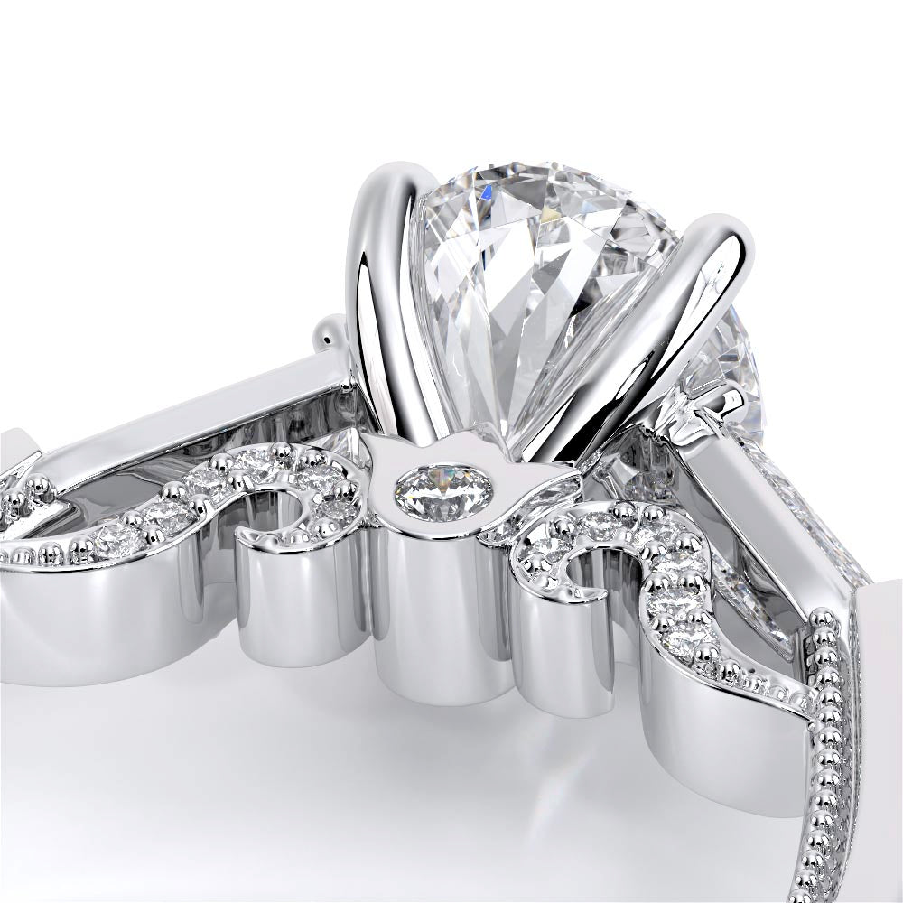 Insignia-7110OV-18K White Gold Oval