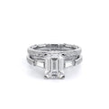 Verragio Three-Stone Emerald Engagement Ring
