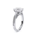 Verragio Three-Stone Emerald Engagement Ring