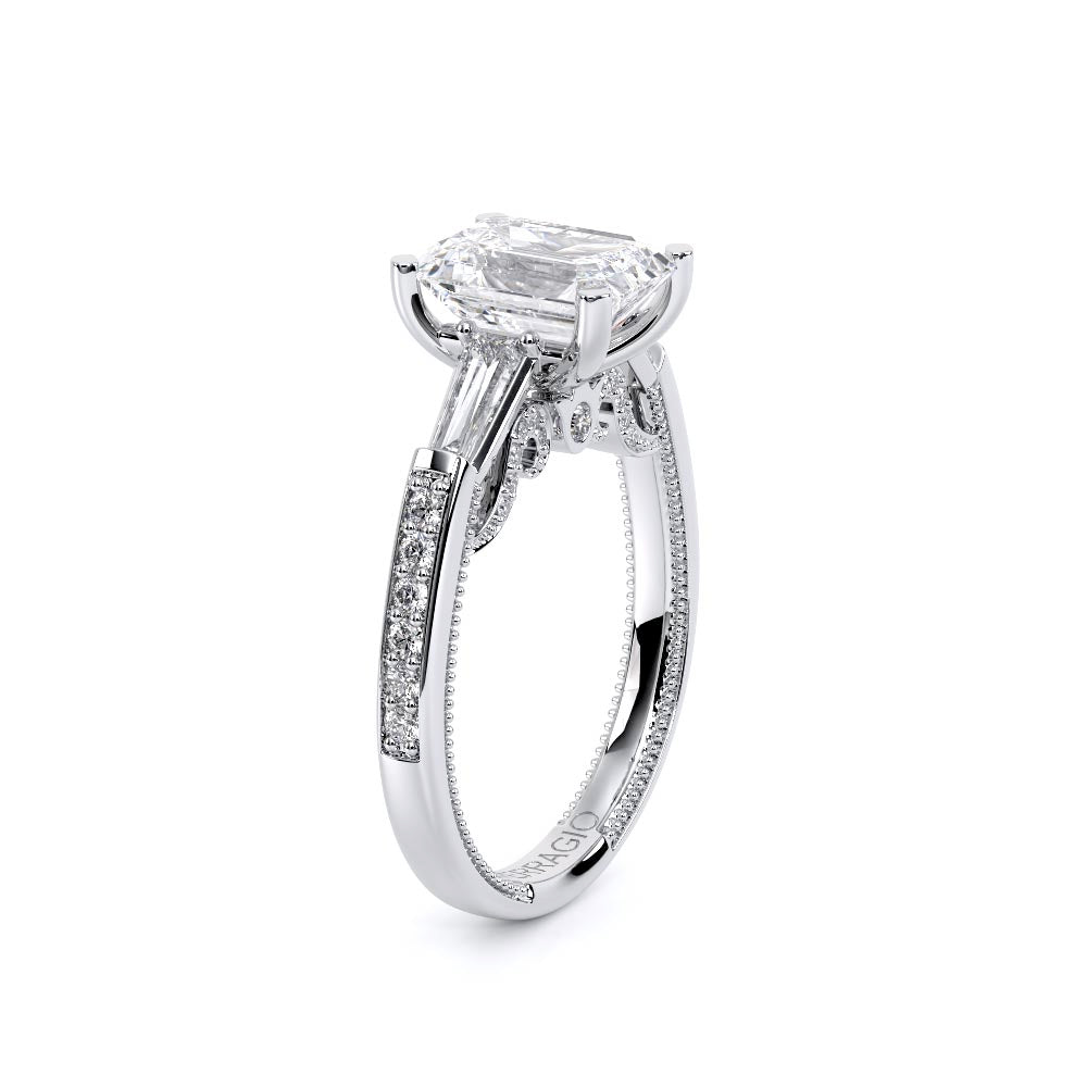 Insignia-7110EM-14K White Gold Emerald