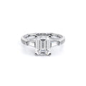 Verragio Three-Stone Emerald Engagement Ring