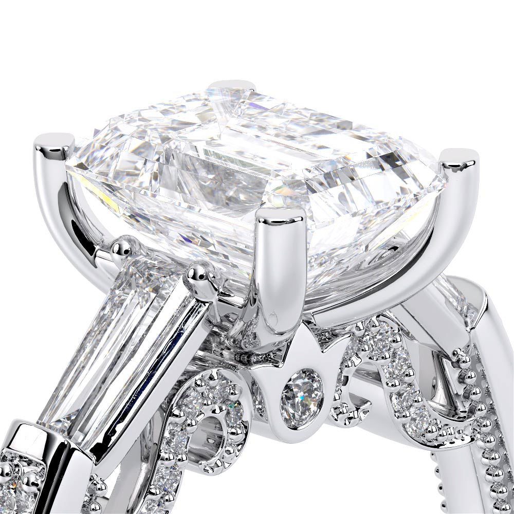 Insignia-7110EM-14K White Gold Emerald