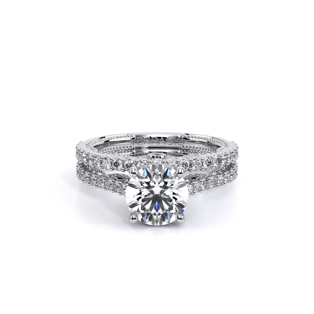 Verragio Pave Round Engagement Ring