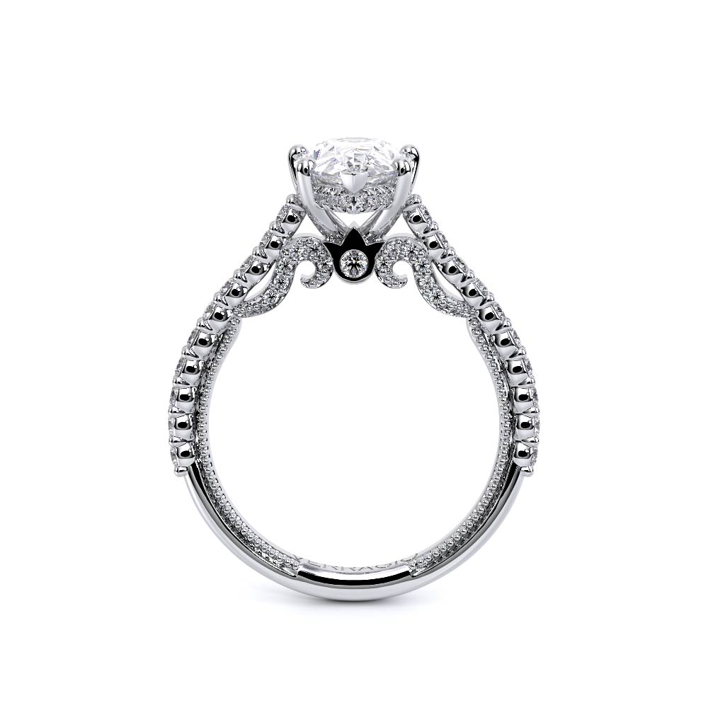 Verragio Pave Pear Engagement Ring