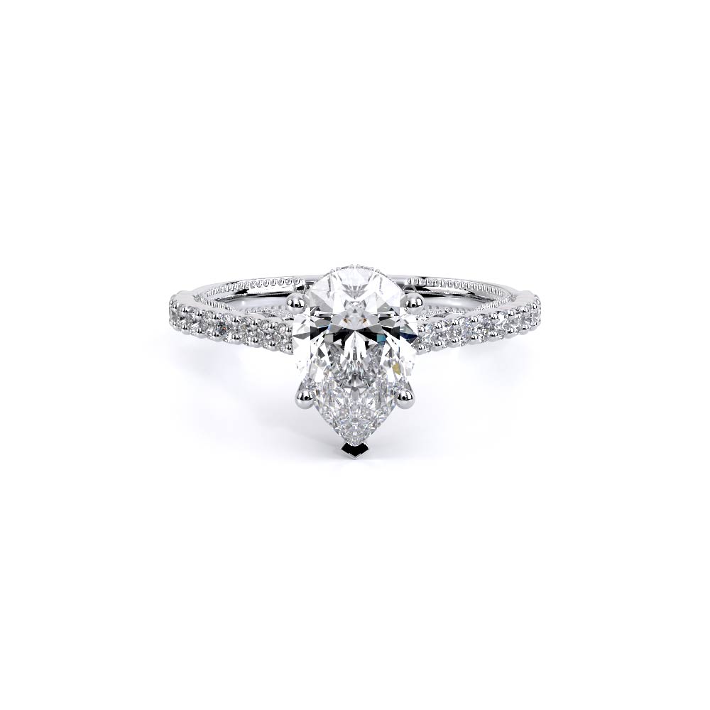 Verragio Pave Pear Engagement Ring