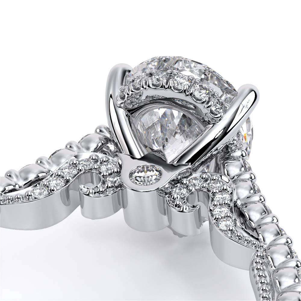 Verragio Pave Pear Engagement Ring