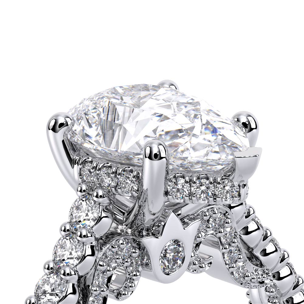 Verragio Pave Pear Engagement Ring