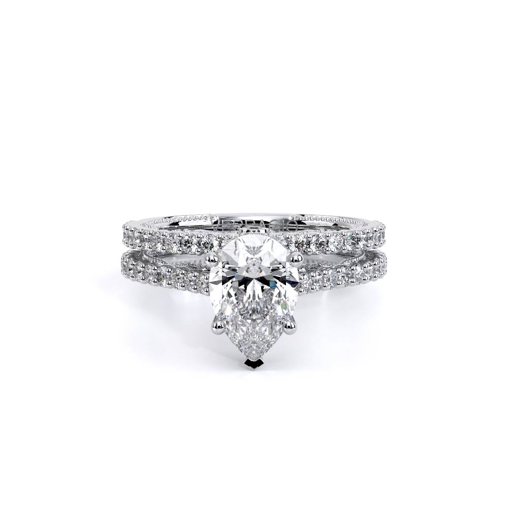 Verragio Pave Pear Engagement Ring