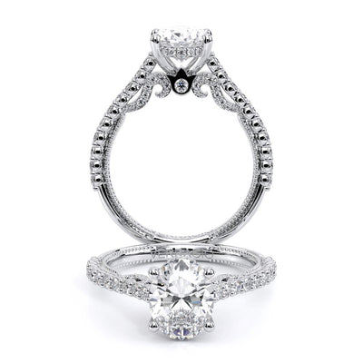 Verragio Pave Oval Engagement Ring
