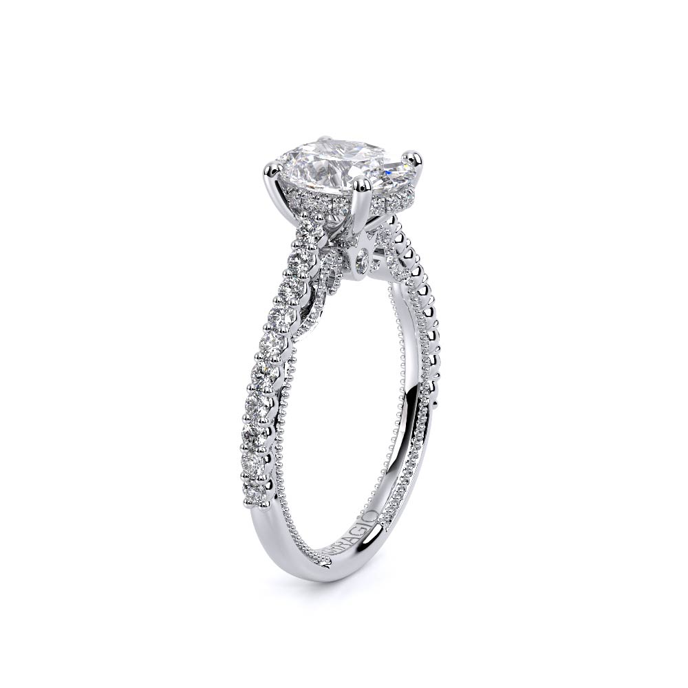 Verragio Pave Oval Engagement Ring