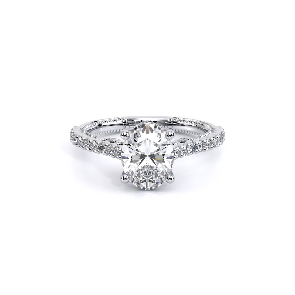 Verragio Pave Oval Engagement Ring