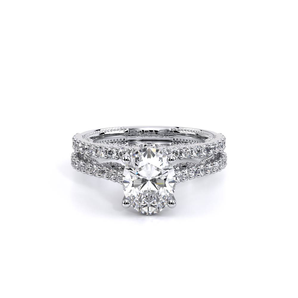 Verragio Pave Oval Engagement Ring