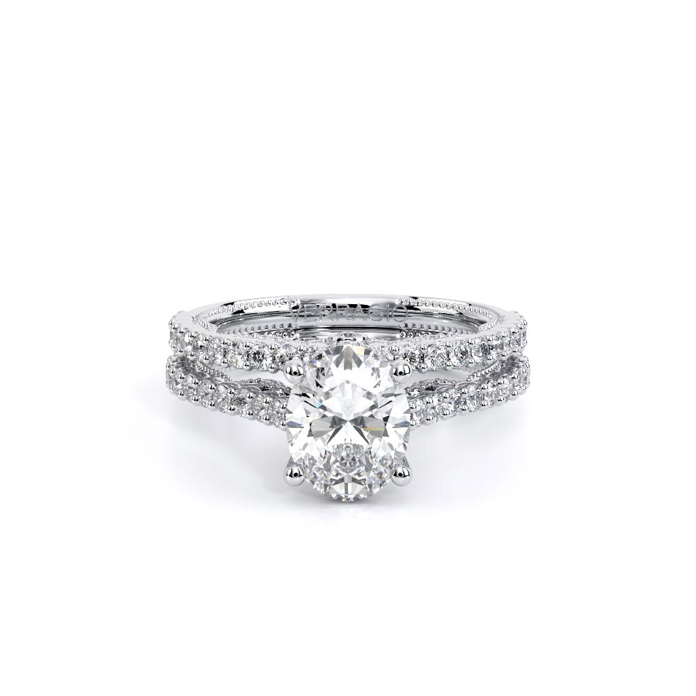 Insignia-7111ov-18k White Gold Oval