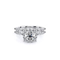 Renaissance-990CU20-18K White Gold Cushion
