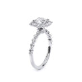Renaissance-990CU20-18K White Gold Cushion