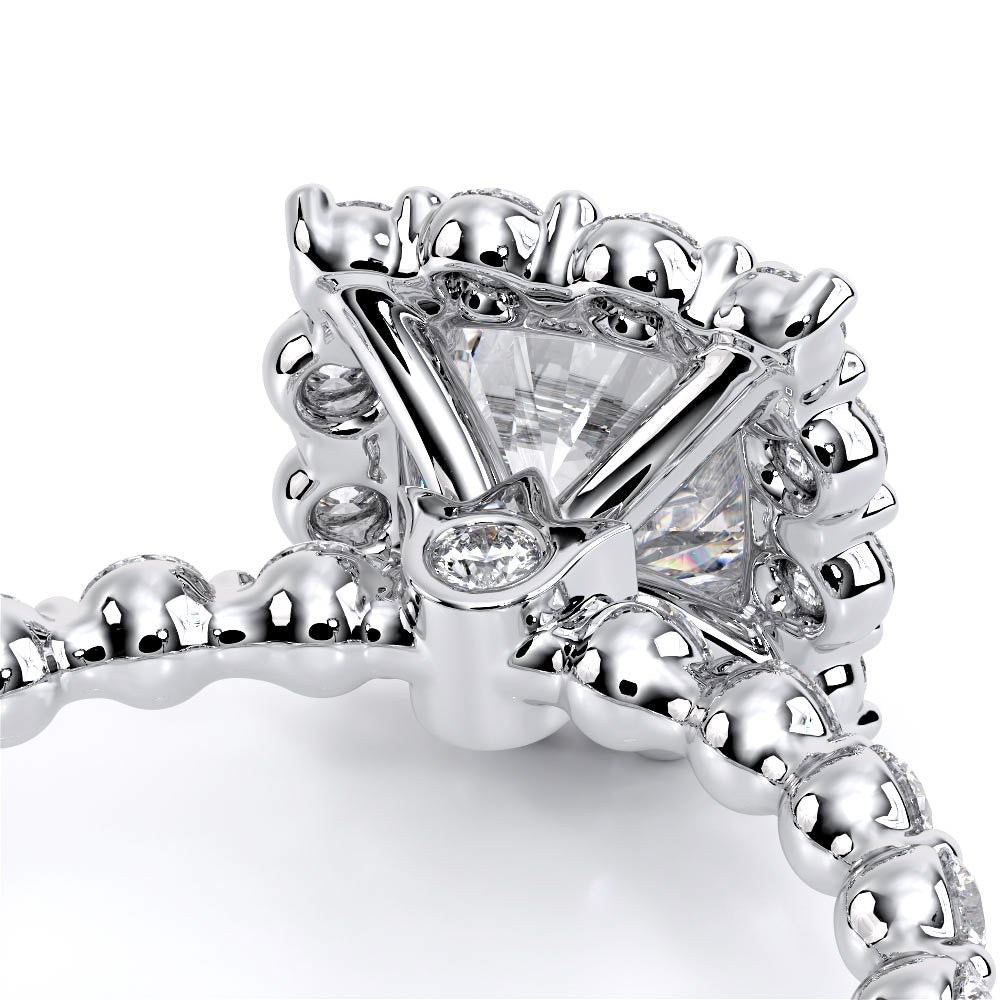 Renaissance-990CU20-14K White Gold Cushion