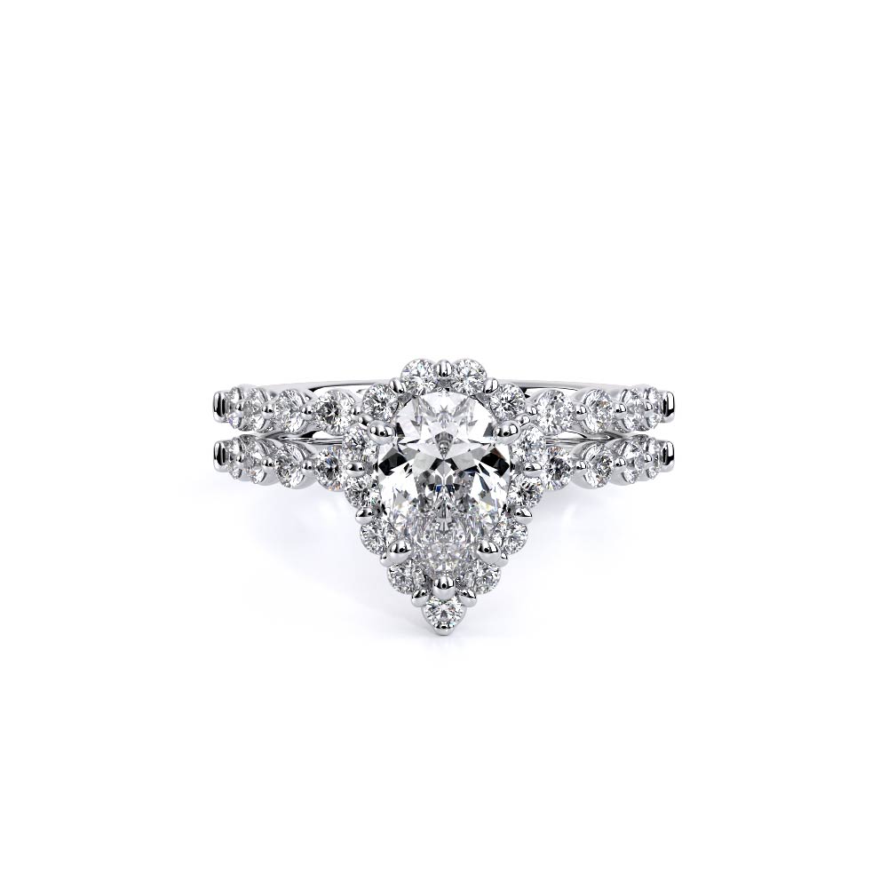 Verragio Halo Pear Engagement Ring