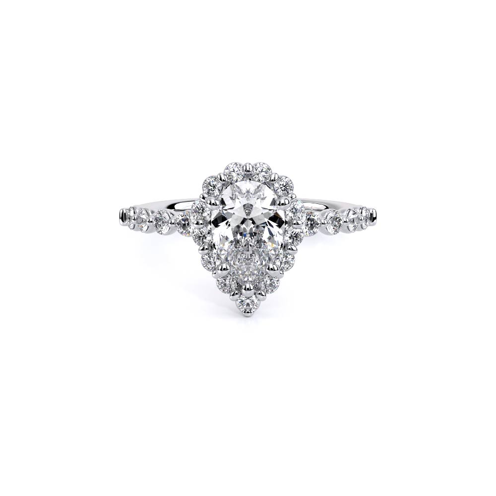 Verragio Halo Pear Engagement Ring