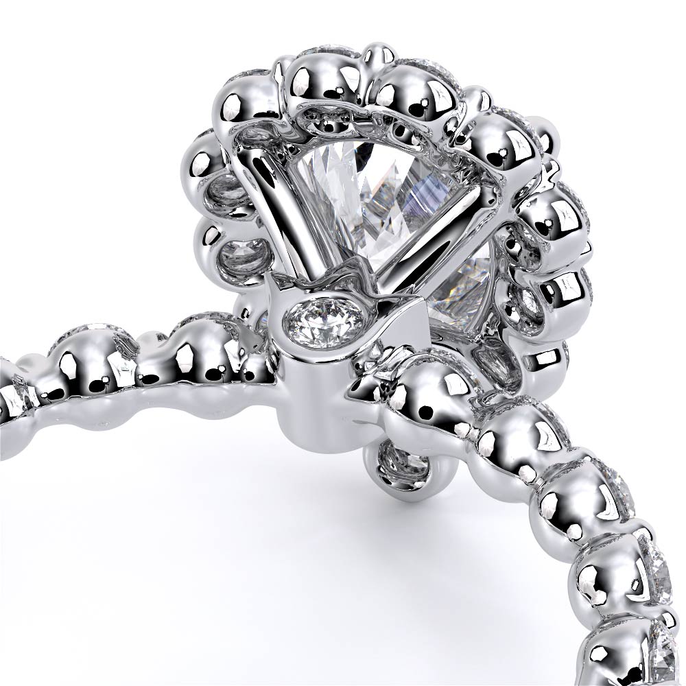 Verragio Halo Pear Engagement Ring