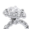 Renaissance-990PS20-14K White Gold Pear
