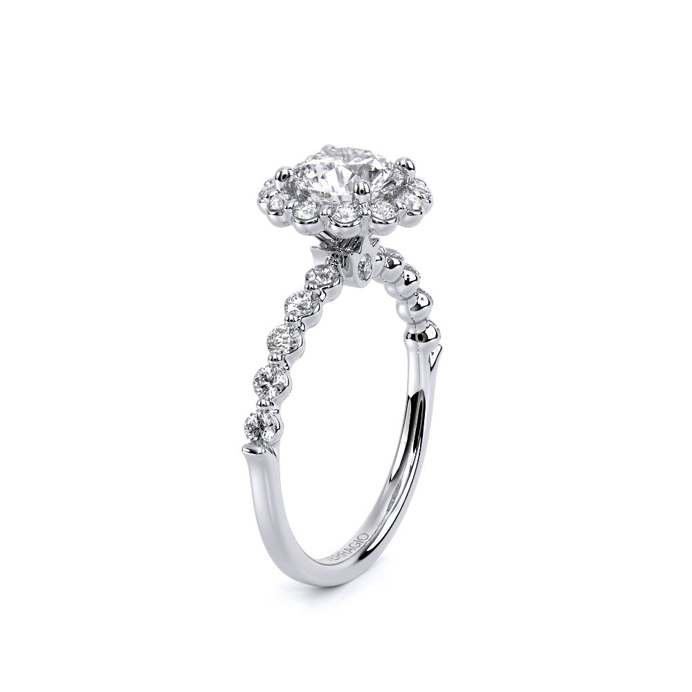 Verragio Halo Round Engagement Ring