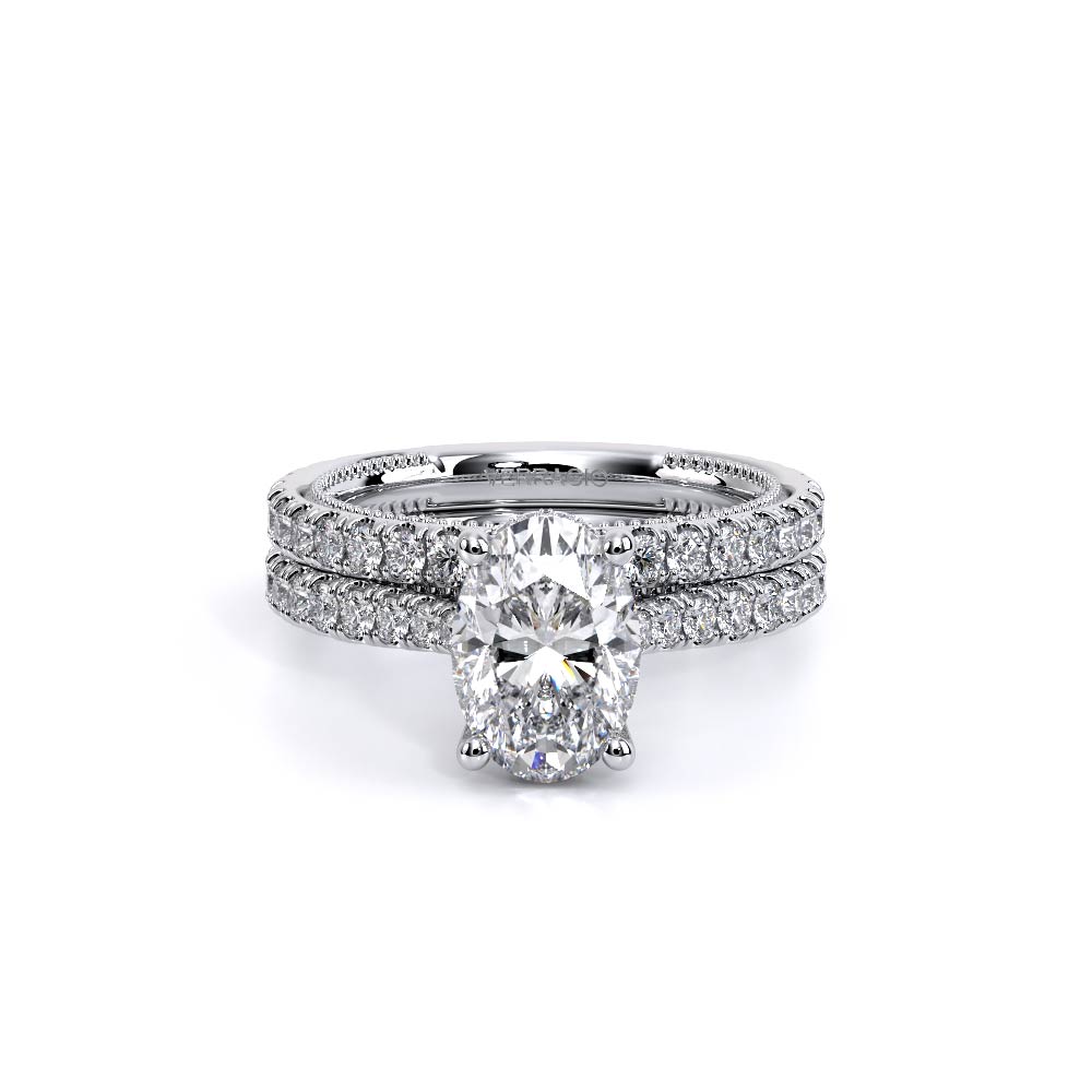 Verragio Pave Oval Engagement Ring