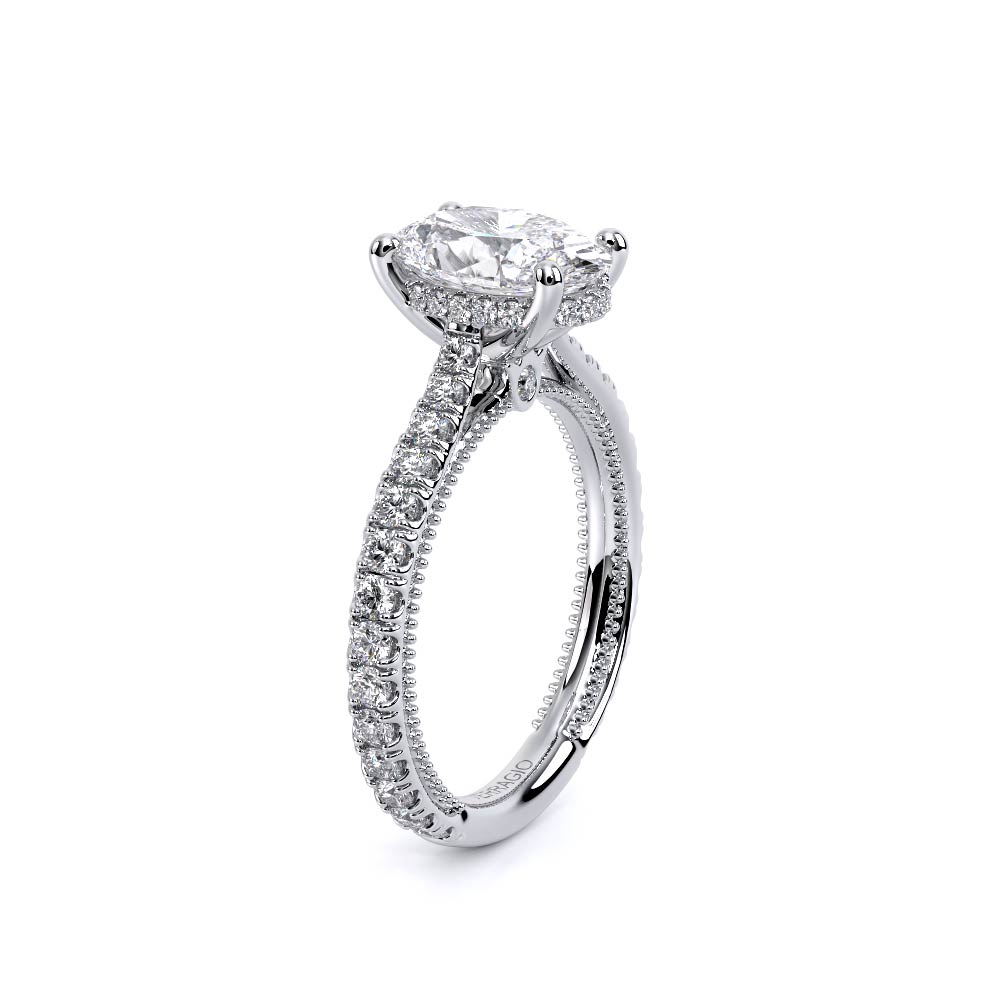 Verragio Pave Oval Engagement Ring