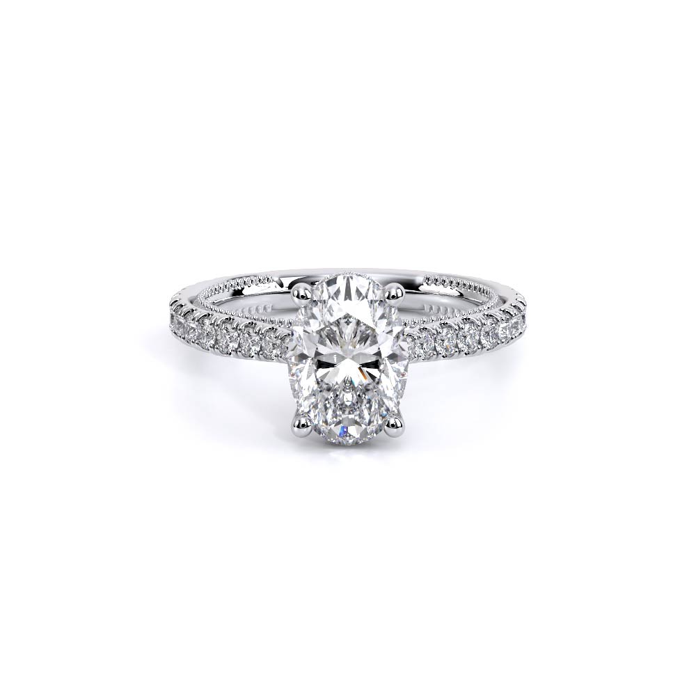Verragio Pave Oval Engagement Ring