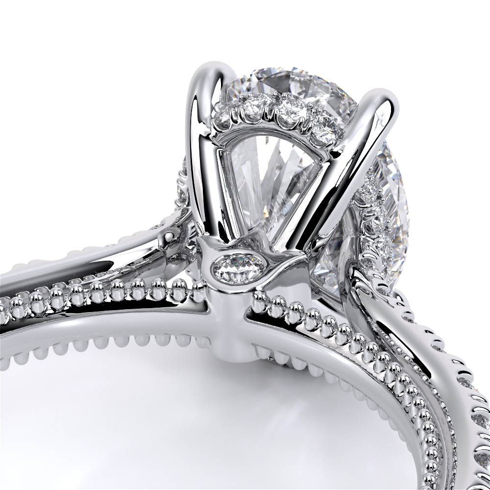 Verragio Pave Oval Engagement Ring