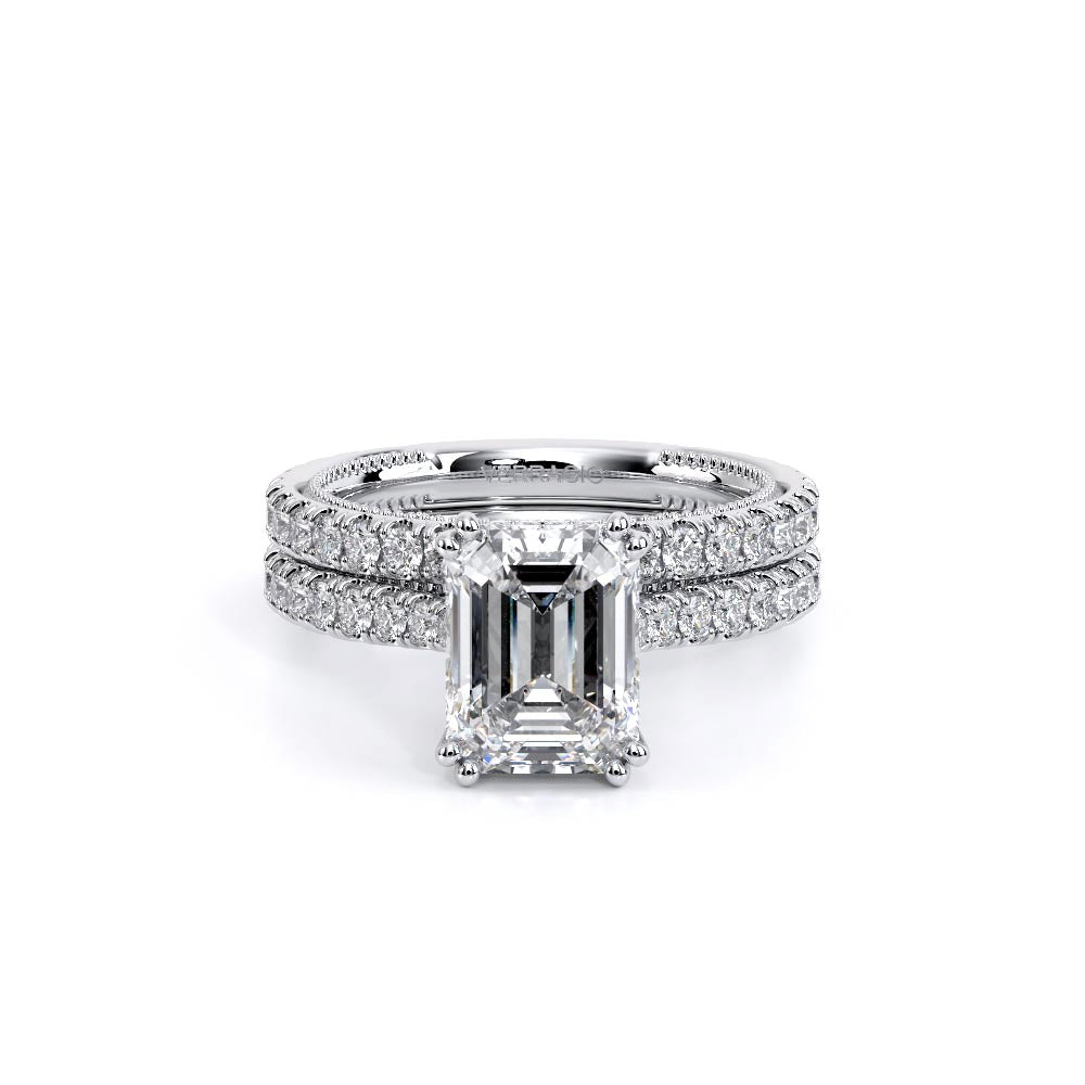 Renaissance-992EM17-14K White Gold Emerald