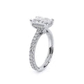 Verragio Pave Emerald Engagement Ring
