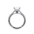 Verragio Pave Emerald Engagement Ring