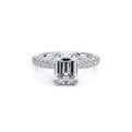 Verragio Pave Emerald Engagement Ring