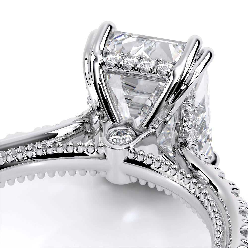 Renaissance-992EM17-14K White Gold Emerald