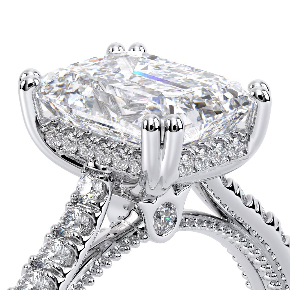 Renaissance-992EM17-14K White Gold Emerald