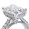 Verragio Pave Emerald Engagement Ring
