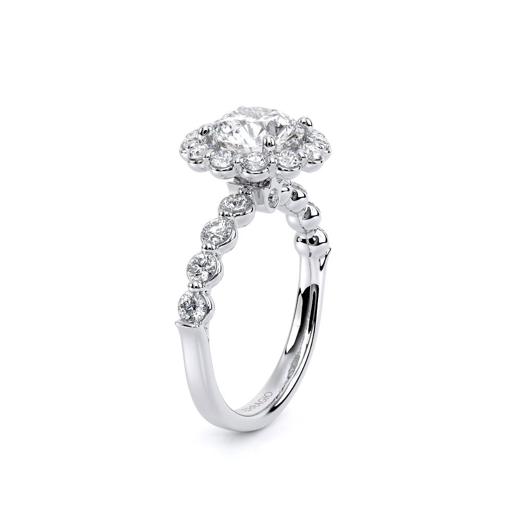 Renaissance-990R25-18K White Gold Round