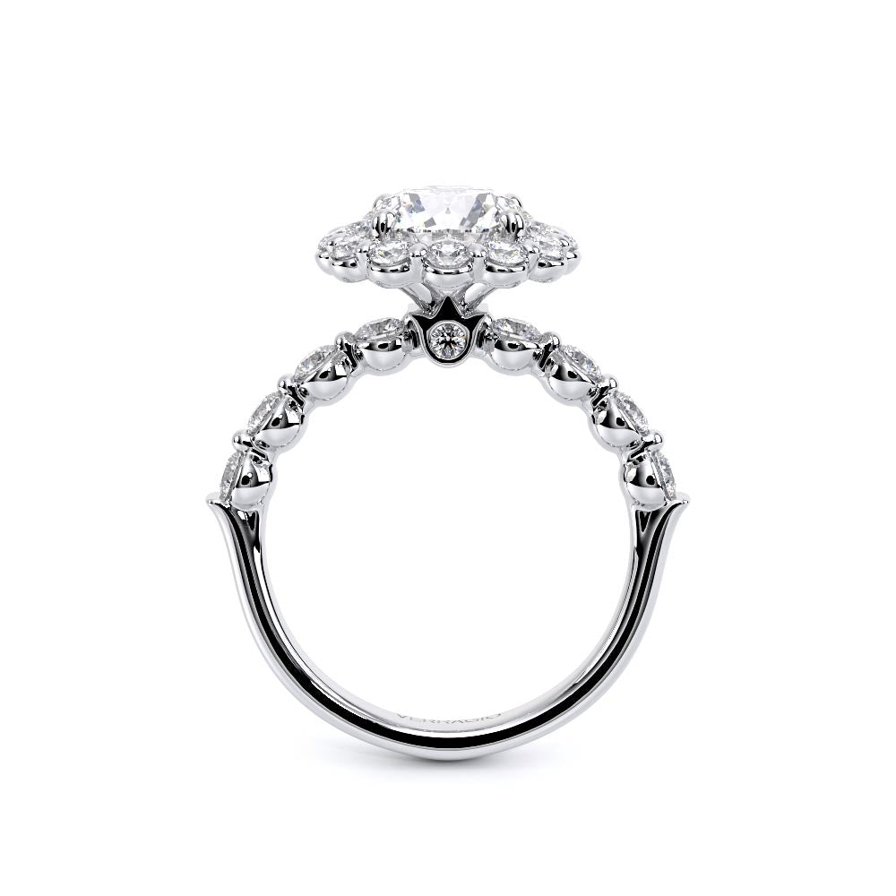 Renaissance-990R25-14K White Gold Round