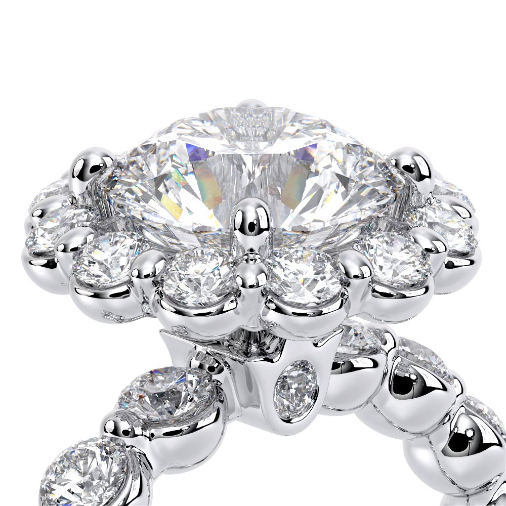Renaissance-990R25-18K White Gold Round