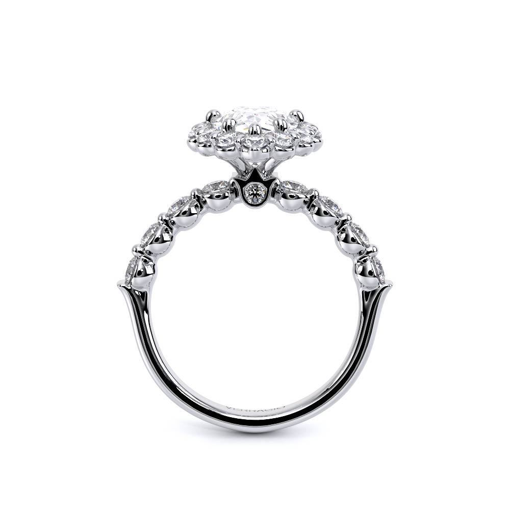 Verragio Halo Pear Engagement Ring