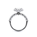 Renaissance-990PS25-18K White Gold Pear