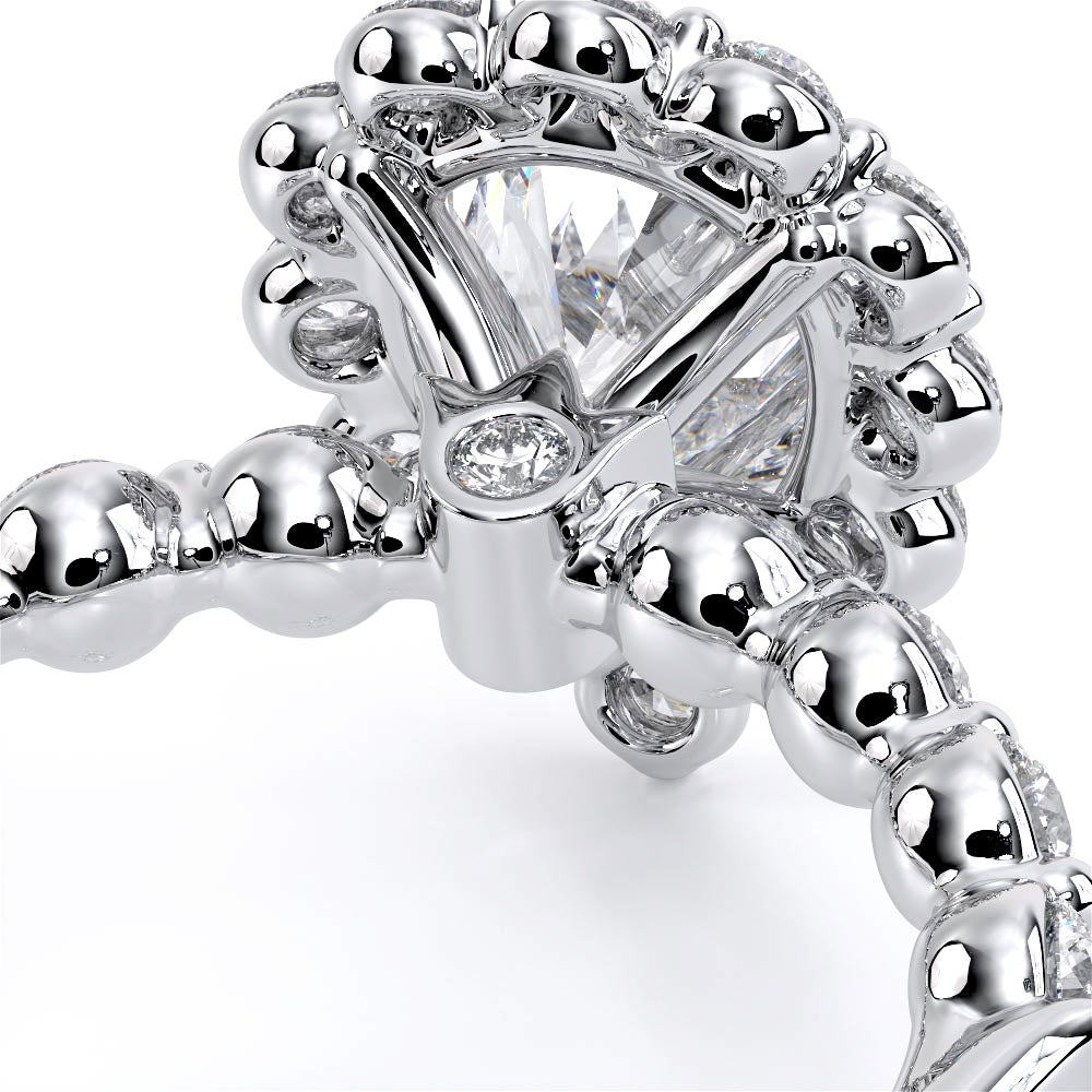 Renaissance-990PS25-18K White Gold Pear